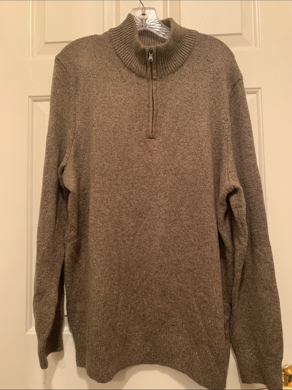 Sonoma Men's Half-Zip Sweater - Taupe